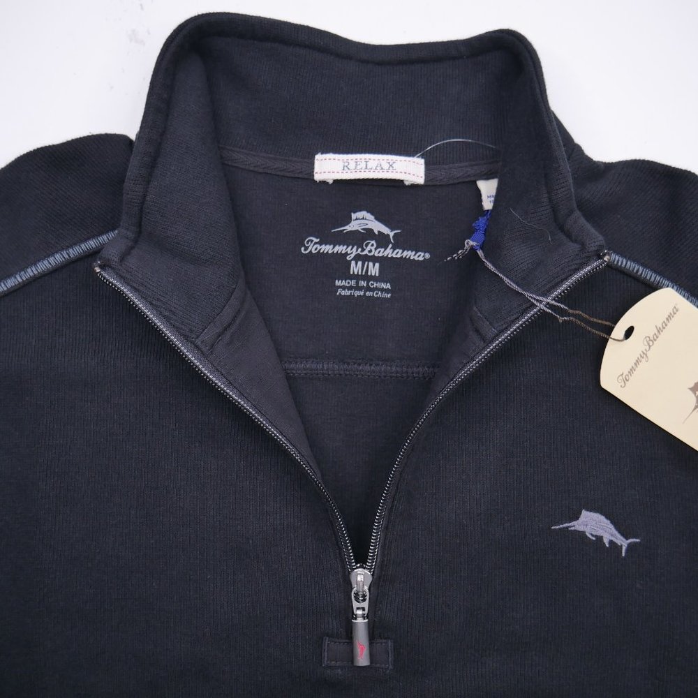 Tommy Bahama Men's Antigua Cove Half-Zip Sweater - Picture 3 of 7